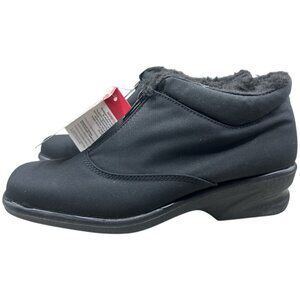 Toe Warmers Women's Micha Black Winter Ankle Boots - Size 11 S (Slim)